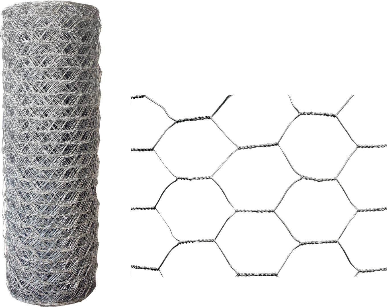 Enrejado de Triple torsión de Malla Hexagonal 31 mm - Rollo de 50m x 150cm