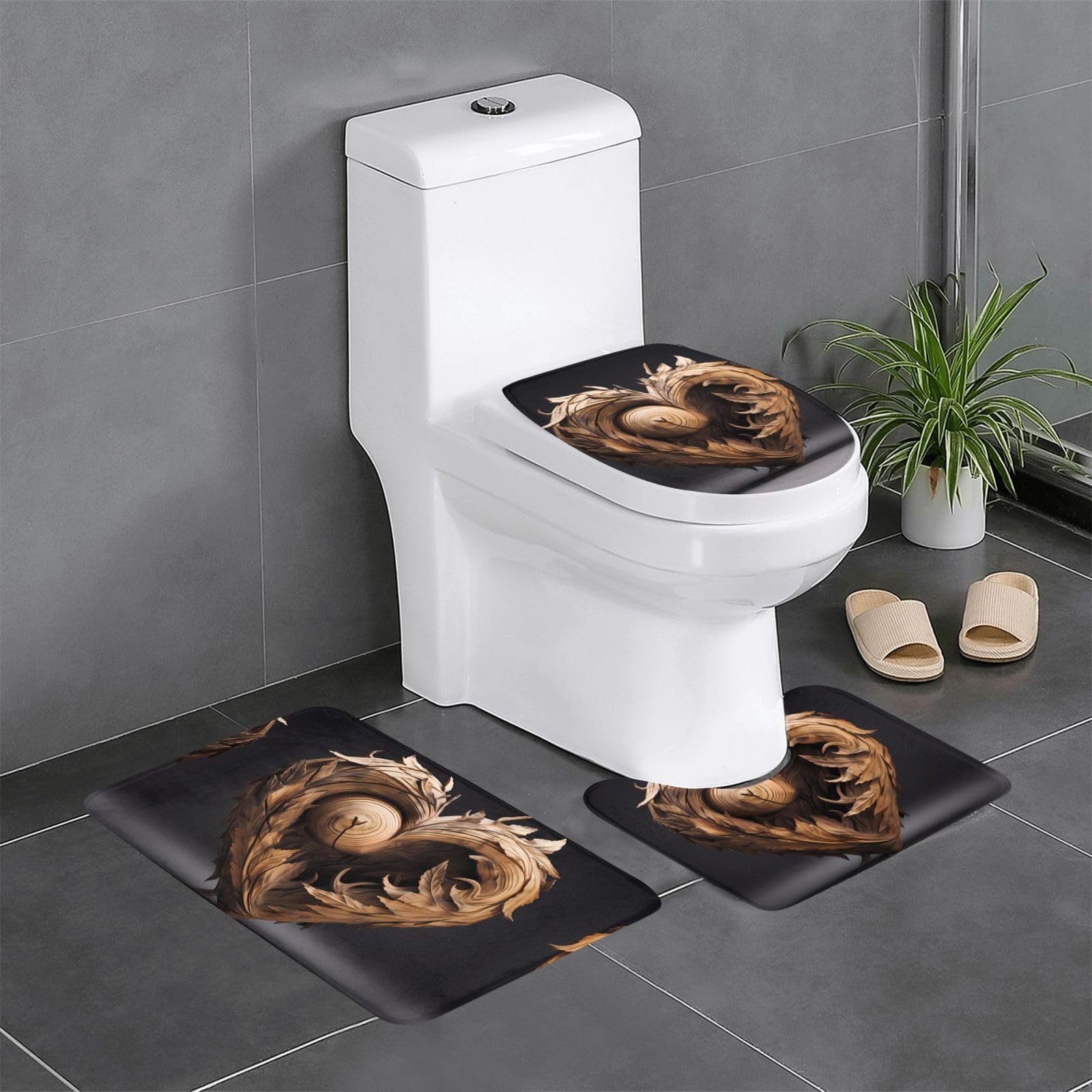 Tapis de salle de bain antidérapants absorbants et sécurisés pour sortie de baignoire et douche