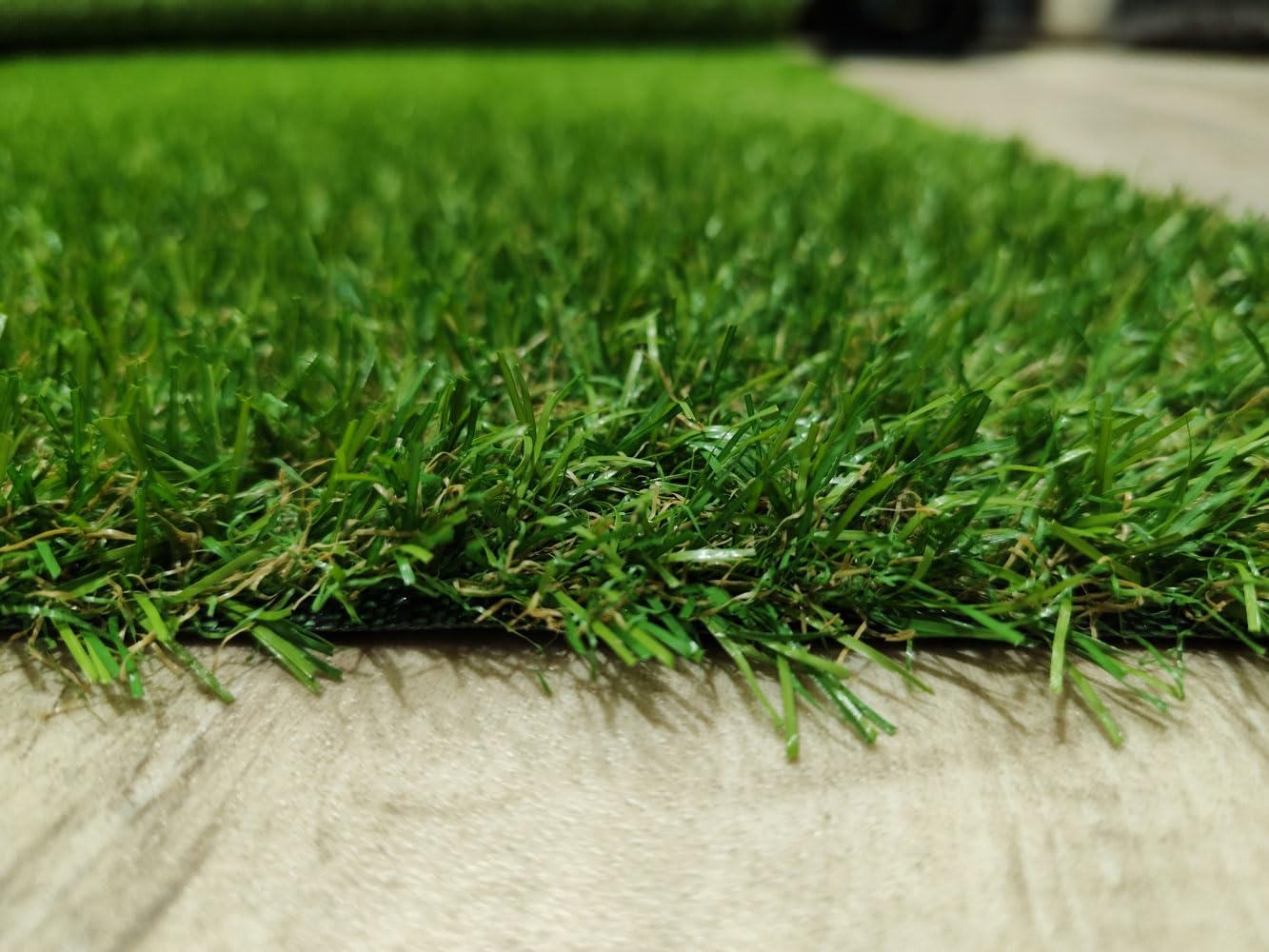 Rouleau de gazon artificiel en moquette pour terrasse ou jardin, hauteur 20 mm, 150 x 200 cm