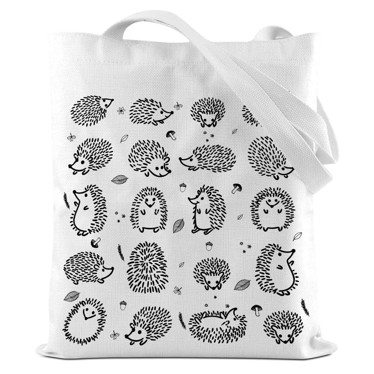 CFGBFDGH Turtle Gifts Shark Gifts Tote Bag, Hedgehog Horse Gifts for Women Girls, Animals Reusable Grocery Bag Shopping Bag