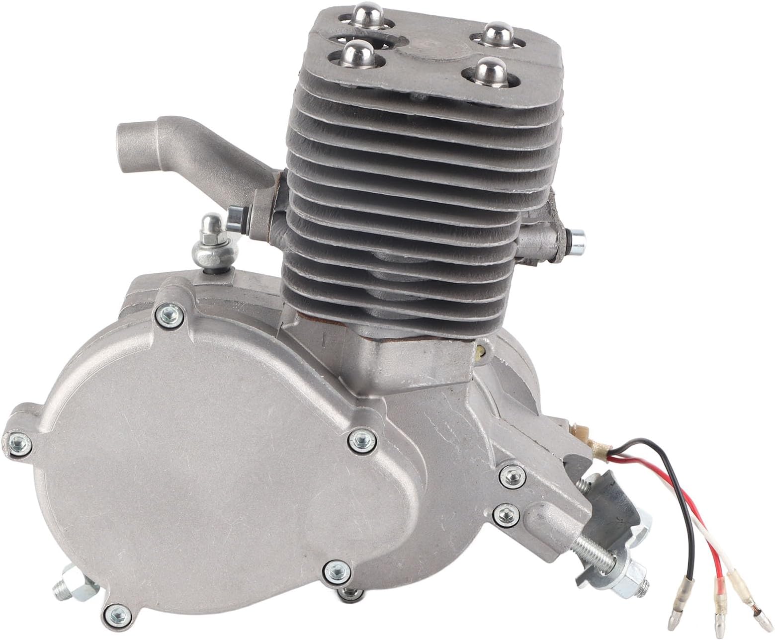 Motorized Bicycle Engine Kit - 100CC 2 Stroke Gasoline Single Cylinder Internal Combustion Motor for Electric Bicycle Conversion