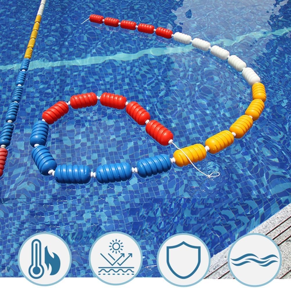 Corde De Sécurité pour Piscine - Barrière Spirale Flottante pour Une Utilisation Intérieure/extérieure, Empêche Laccès Aux Zones Dangereuses, Diameter 9cm 6m/19.68ft