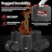 Vista 7 de Kit de herramientas de casquillo de tuerca de husillo, 5 piezas de eje Hub de bloqueo de tuerca de bloqueo de 12 pulgada, instalador de extractor