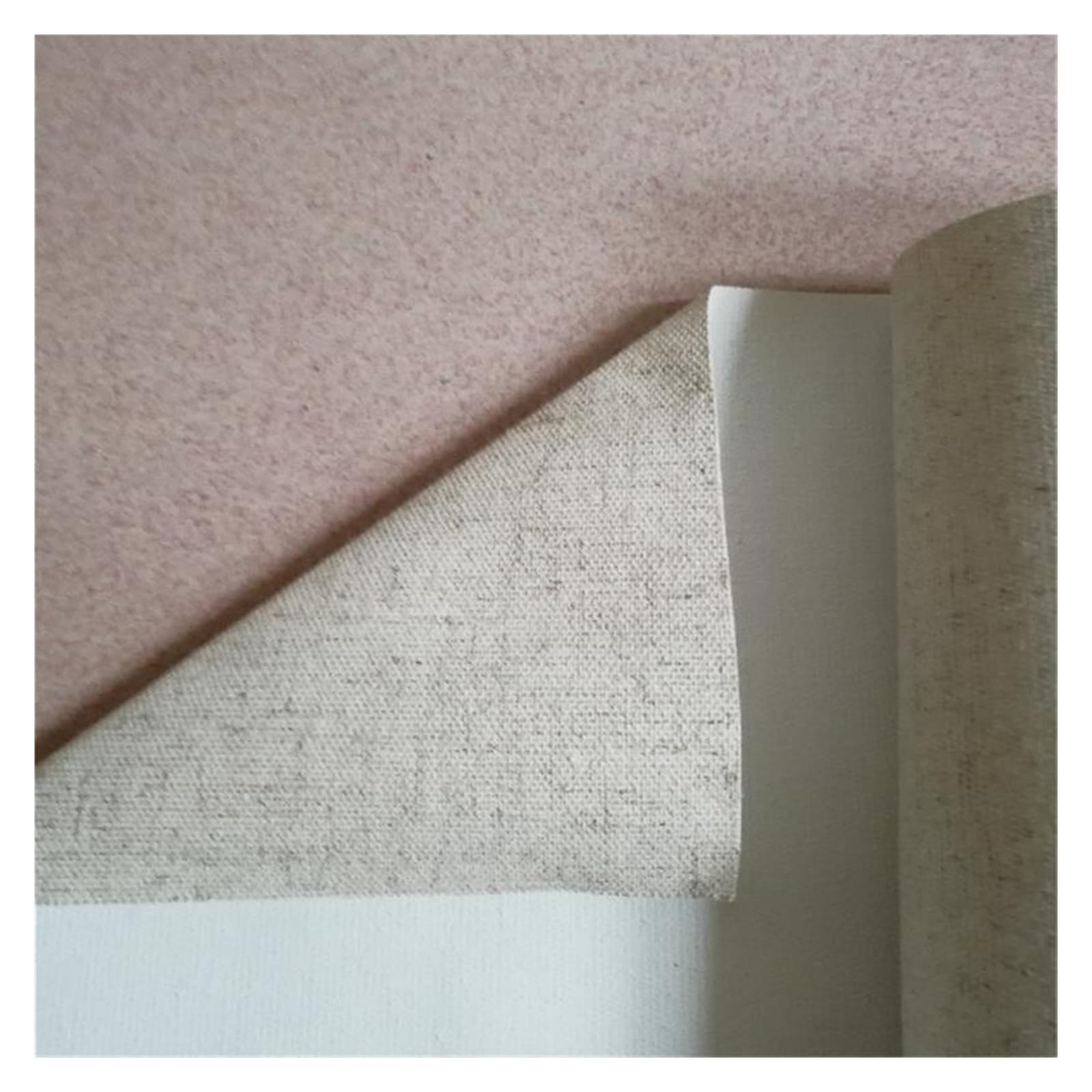 Rollo De Lona En Blanco Lienzo en blanco de pintura de calidad de mezcla de lino de 400 g/m² for rollo de 30/40/50 cm de ancho pintado a mano Rollo Lienzo (Color : 50cm x 5m)