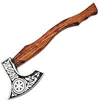 Vista 4 de AX-9963 Viking Barbudo Camping Hacha de hacha para dividir