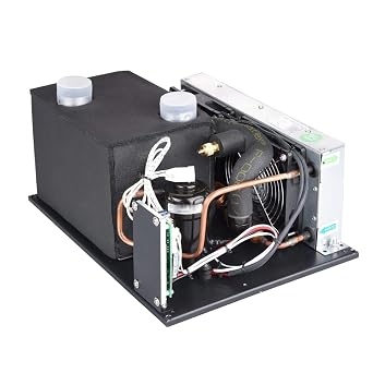 12V Compact Cooling Systems with Miniature Rotary Compressor - for Electric Vehicle Chiller Water Dispenser Freezer Electronics Cooling Module DIY 12V,1.9cc