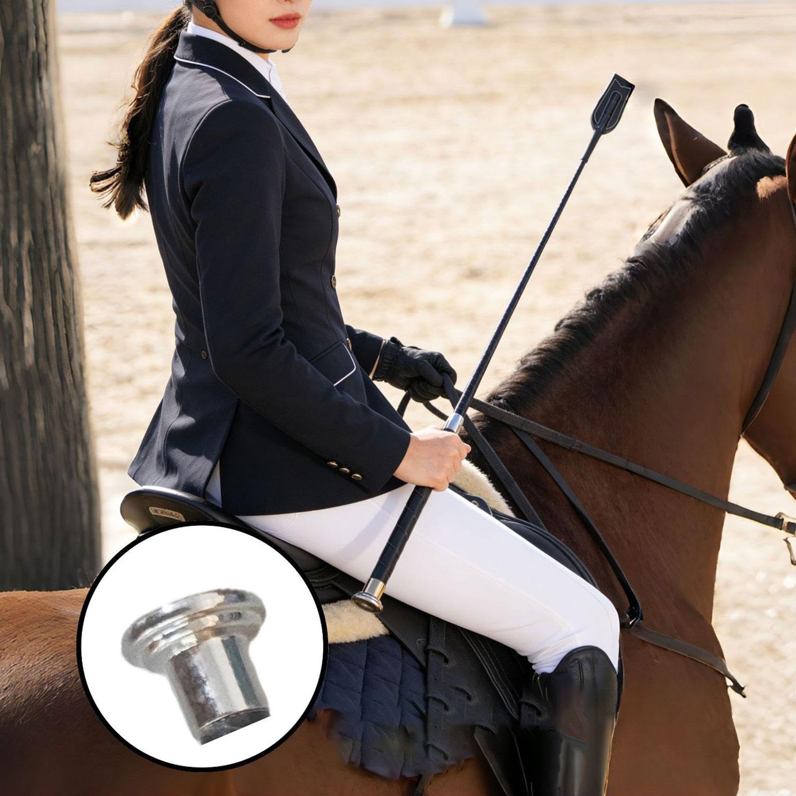 Frusta da Equitazione Comoda, Sportiva E Versatile per Cavalieri. Accessori