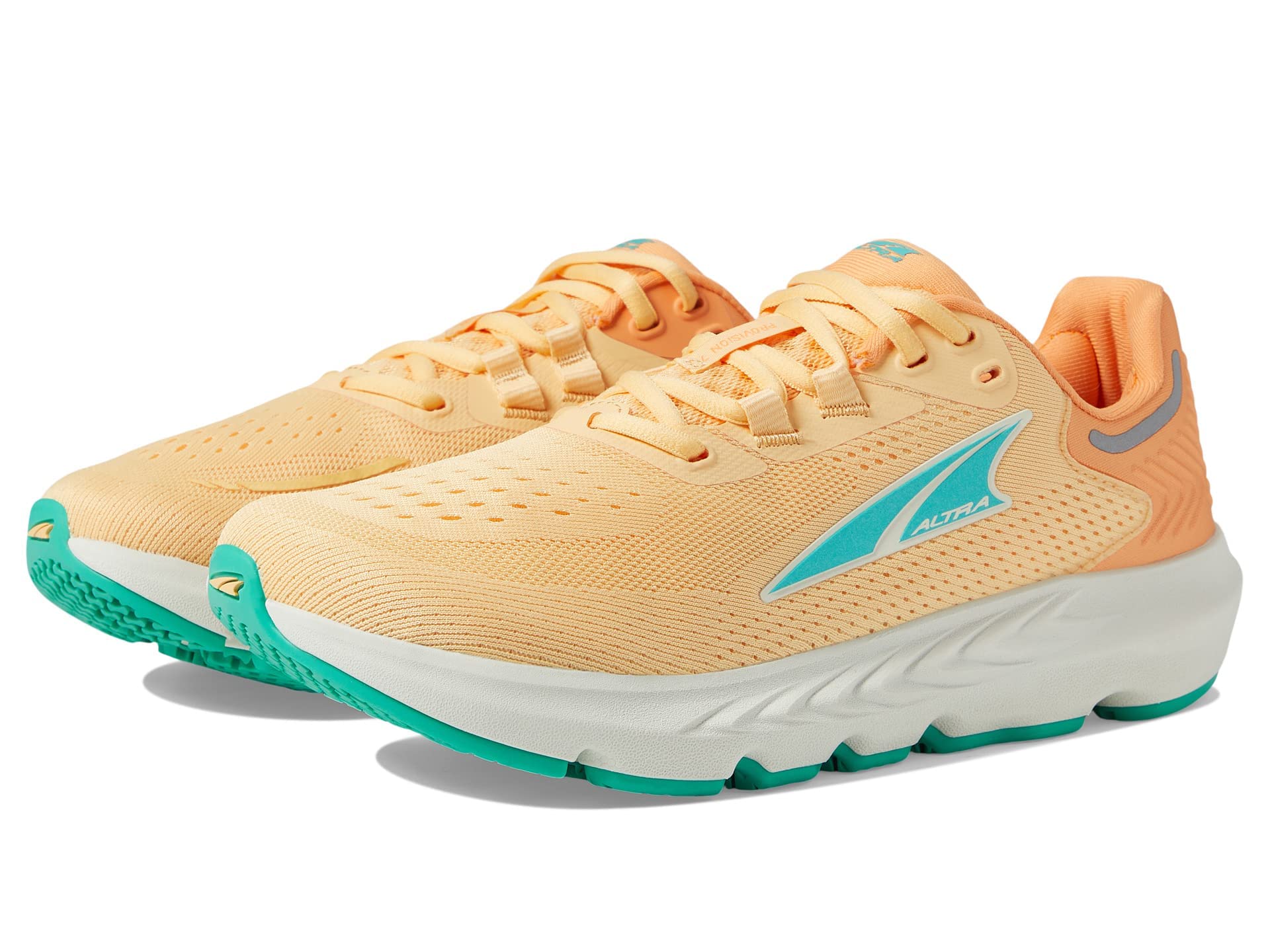 ALTRA Women's Provision 7 Road Running Shoe - Gray/Orange, Size 9 Medium US