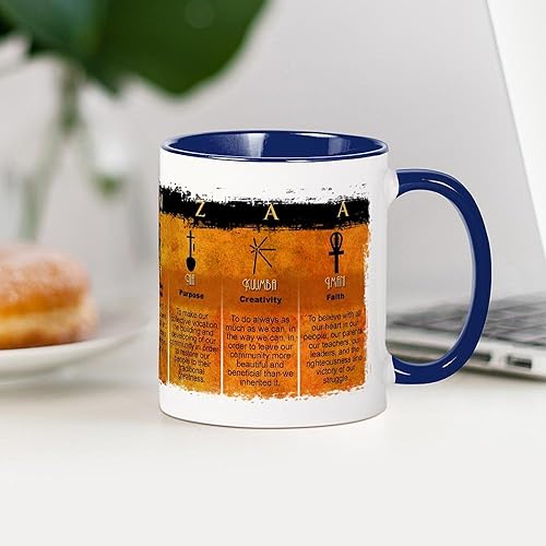 Vista 91 de CafePress Kwanzaa Principles - Taza de café de cerámica, taza de té, 11 onzas