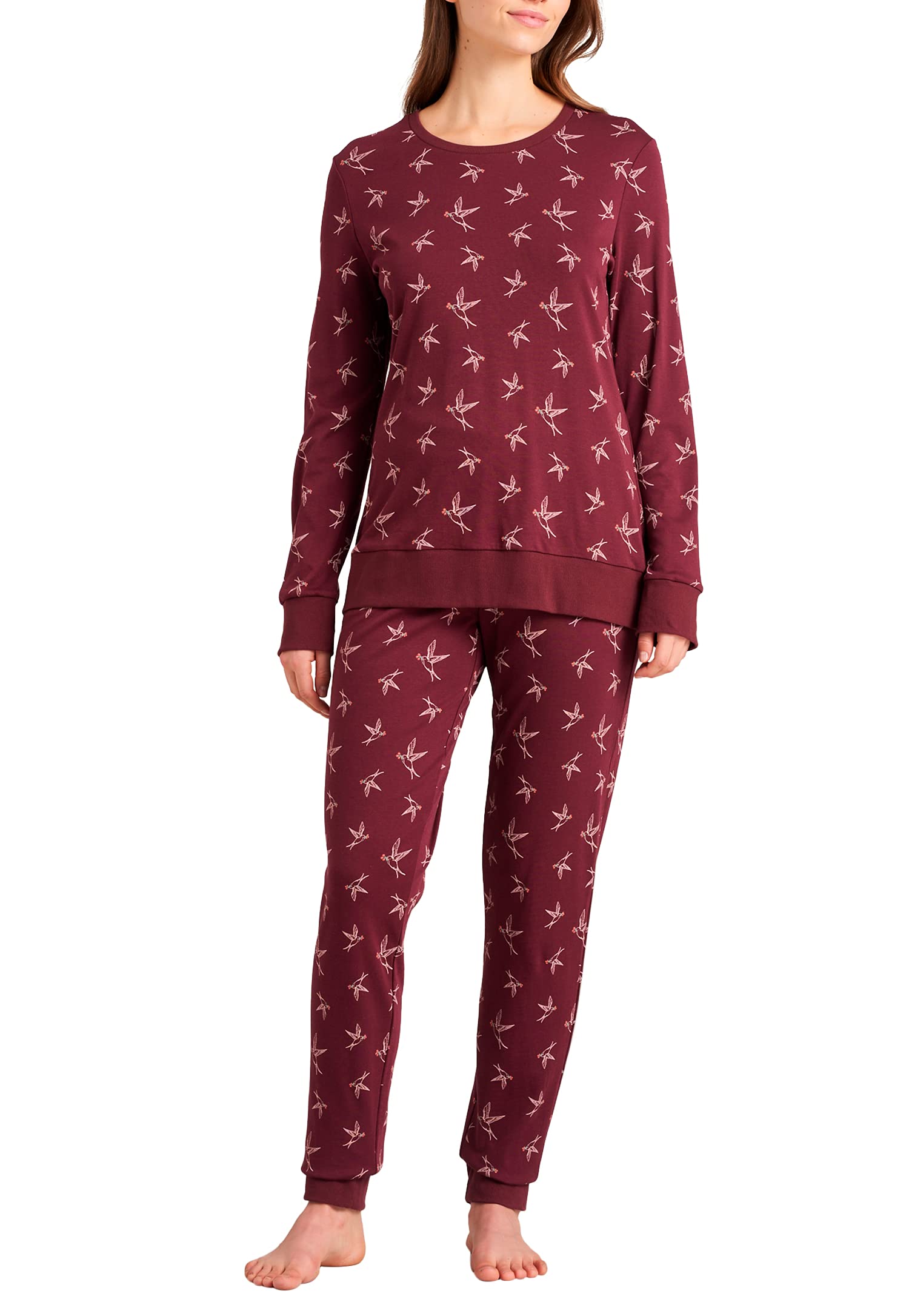 Schiesser Women's Schlafanzug Lang Pajama Set