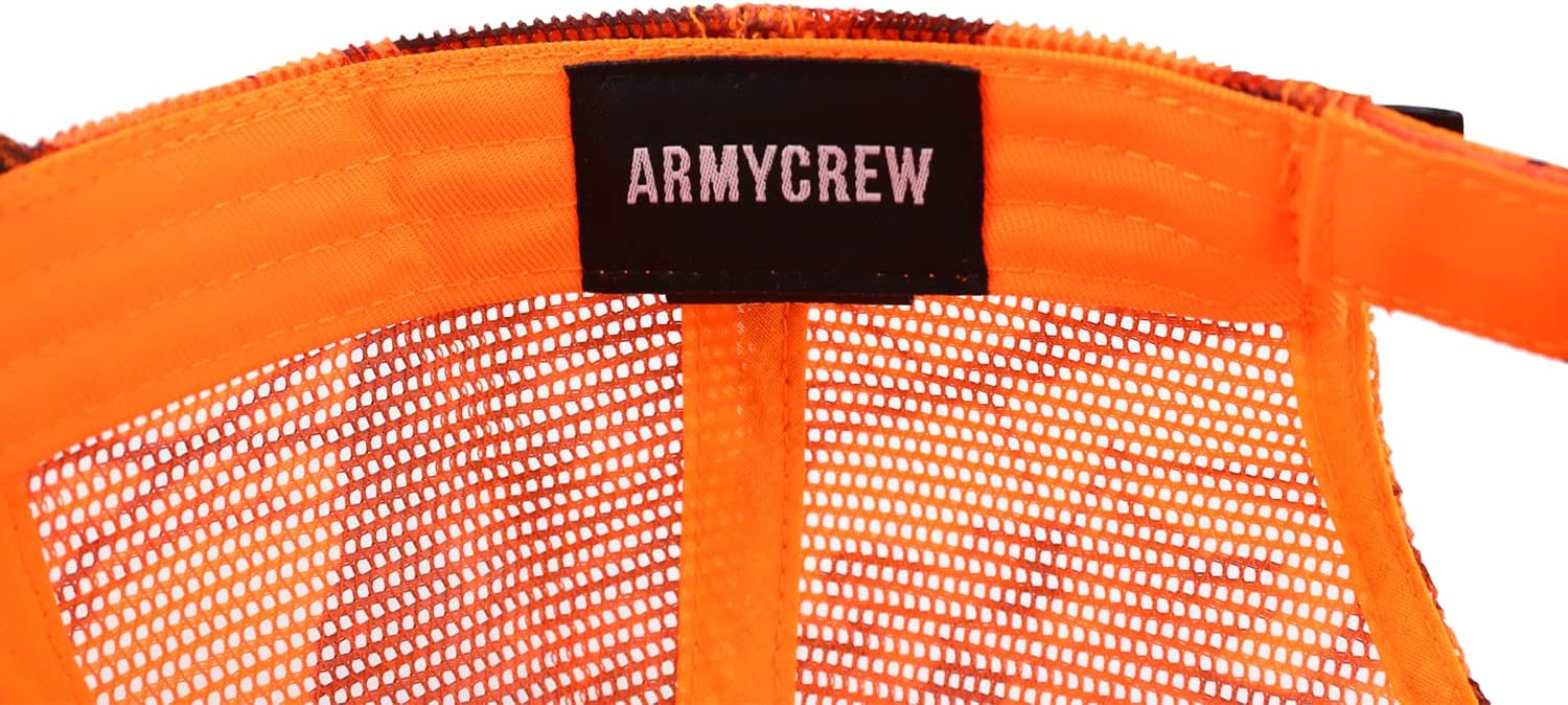 Armycrew XXL Oversize Hunting Camouflage Outdoor Structured Trucker Cap