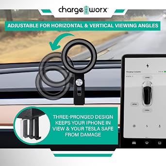 MagSafe Car Mount, Magnetic Phone Holder for Tesla Model 3 & Y, Vent Mount