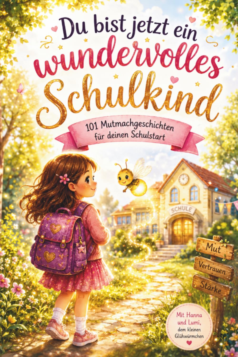 Du bist jetzt ein wundervolles Schulkind: Das besondere Geschenk zur Einschulung für Mädchen – mit liebevollen Geschichten über Mut, Freundschaft und Selbstvertrauen