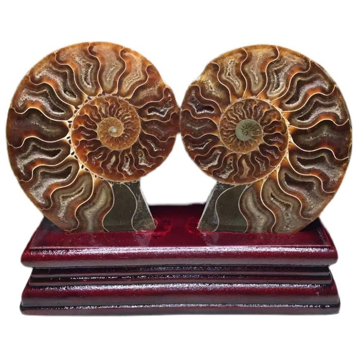 ZTBH Cristal de meditación Natural 2pc Piedras Naturales de tamaño Grande, decoración del hogar Piedra de Cristal (tamaño : 650-750g)