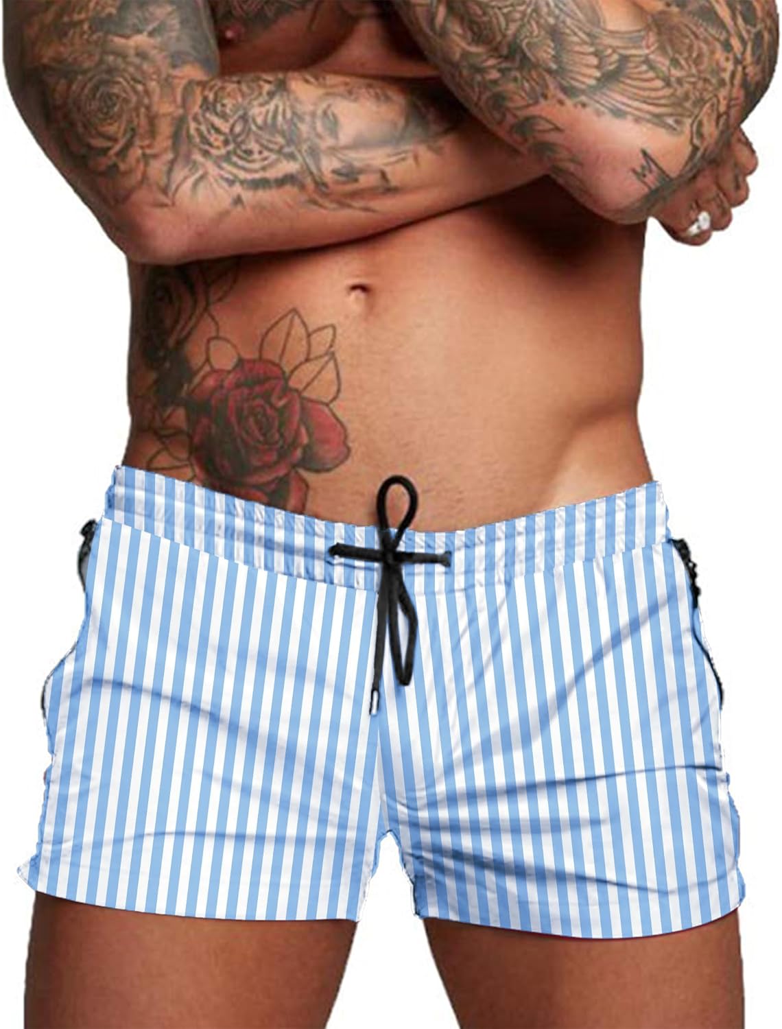 Blue White Stripe