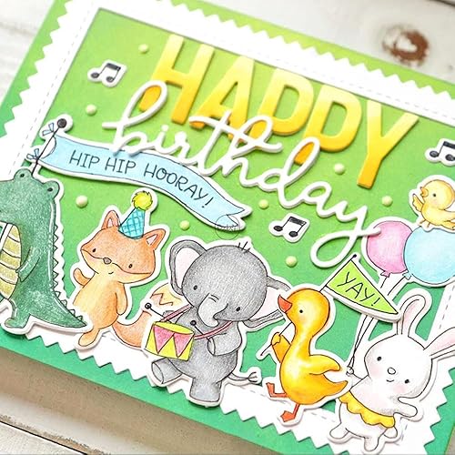 Vista 18 de DzIxY Shadow Just Note - Troqueles de corte de metal para hacer tarjetas, kit de álbumes de recortes, papel en relieve, troquelados, plantillas de 40