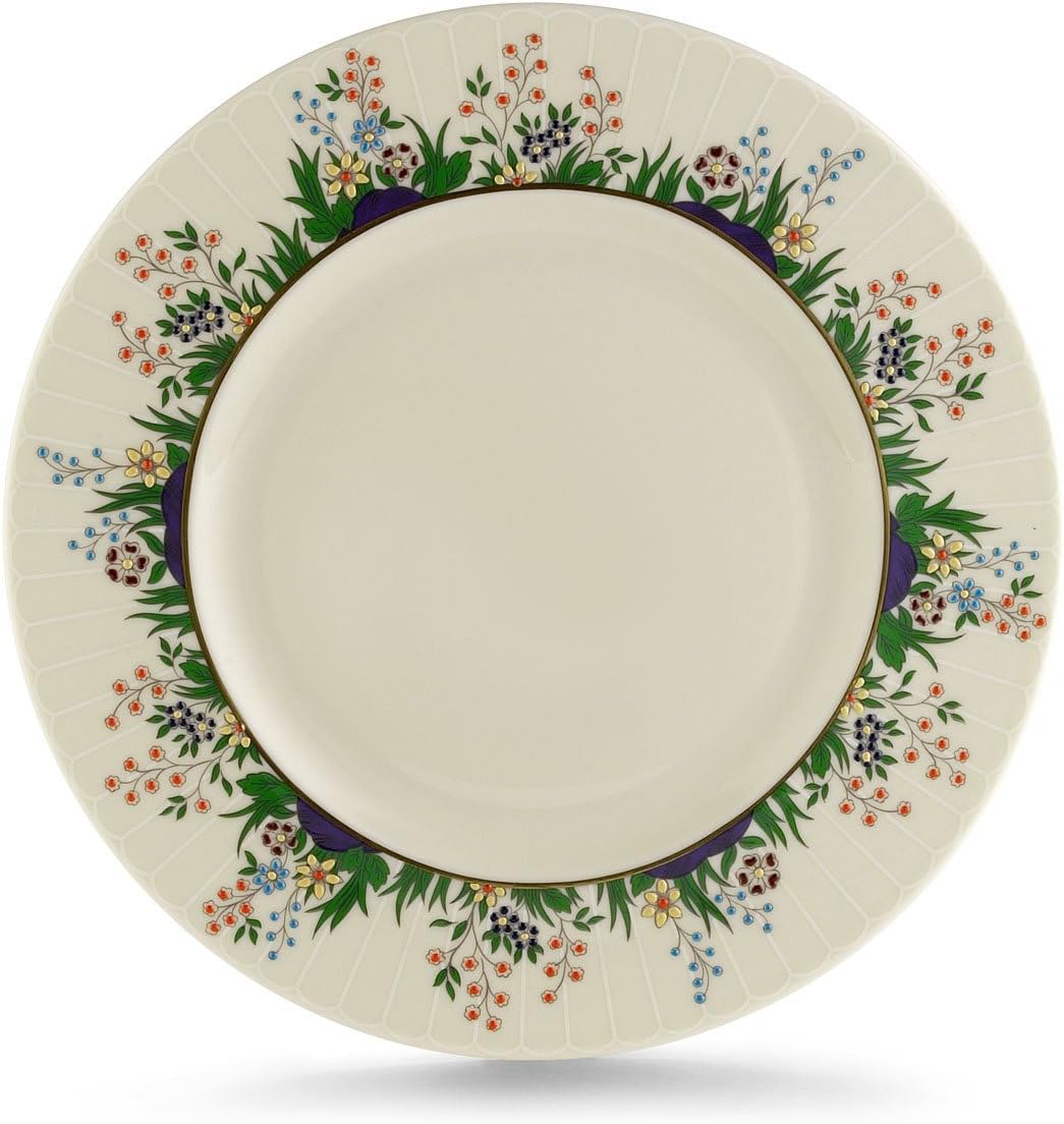 Lenox Accent Plate Rutledge, ivory, platinum