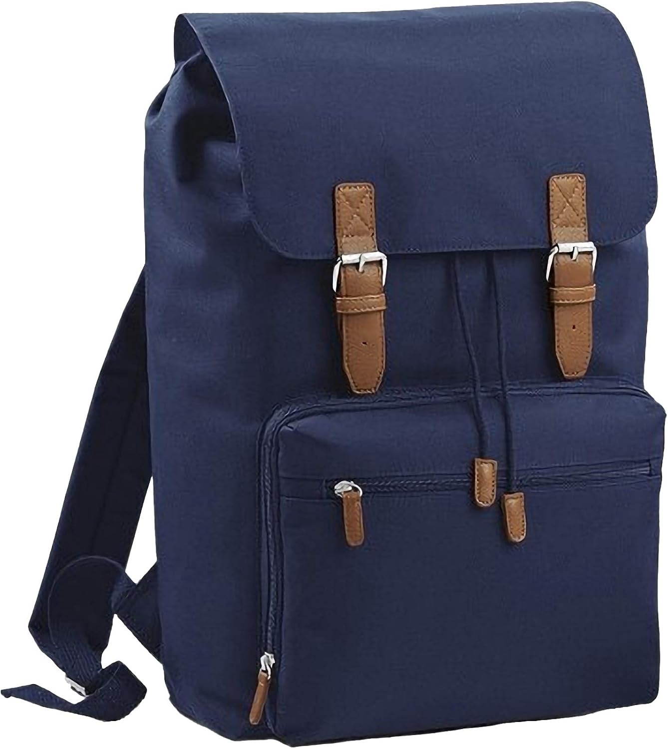 BagBase Heritage Laptop Backpack Bag (Up To 17inch Laptop) (One Size) (French Navy)