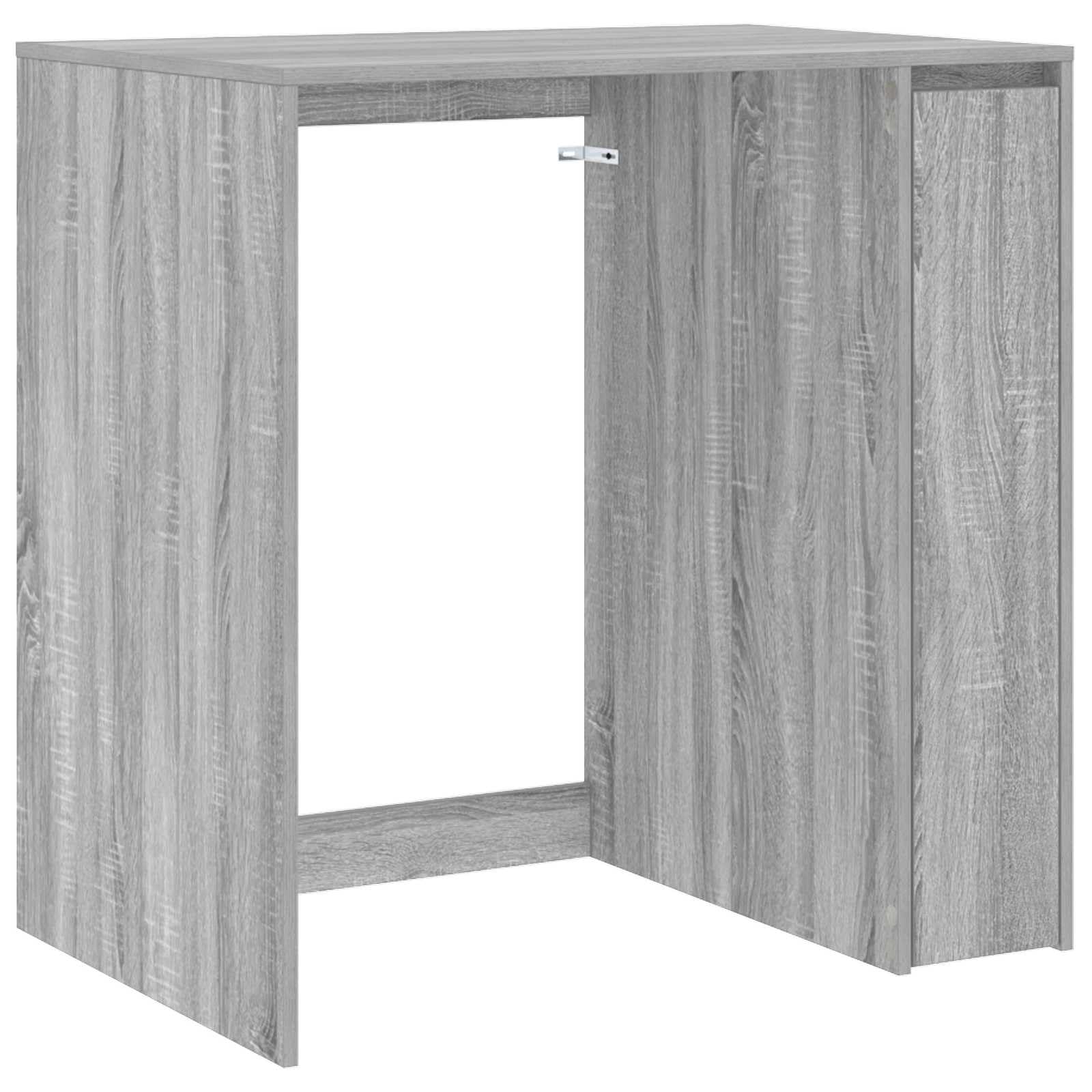 Waschmaschinen-Schrank Mit Tur Graues Sonoma 87x60x89 cm | Holzwerkstoff, Wasserabweisend, 2 Facher, Einfache Montage, Feuchtes Tuch Reinigung