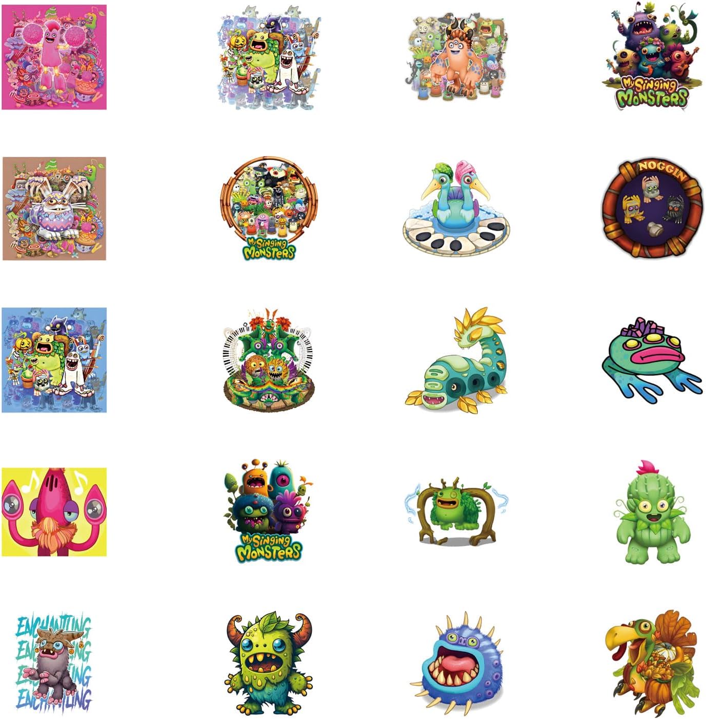 145pcs Game Stickers Pack，Cute Cartoon Aesthetics Vinyl Waterproof Decals for Water Bottle, Laptop, Phone, Skateboard, Journaling for Party Supply Decor Favor