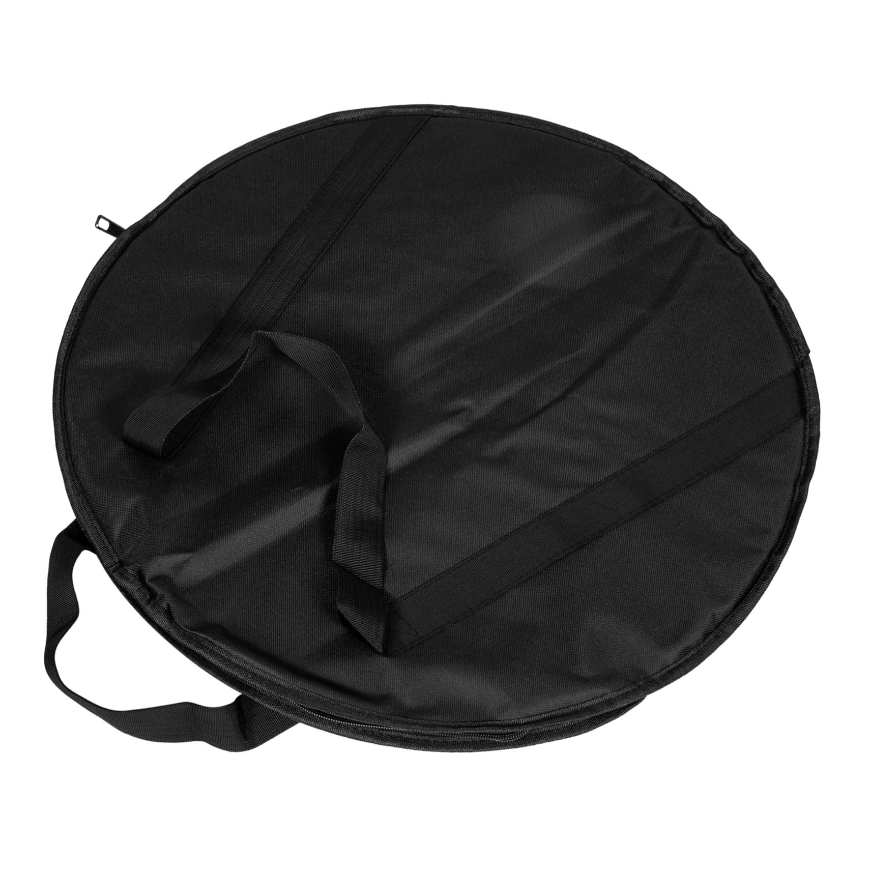 Bolsa de Platillos 21 Pulgadas para Batería, Funda Oxford Acolchada Negra, Almacenamiento Conveniente y Protección al Transportar