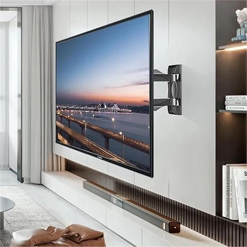 Miniatura 8 de Soporte de pared para TV de movimiento completo para televisores de 32 a 55 pulgadas de hasta 70 libras, soporte de pared para TV con brazos