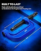 Vista 6 de Orion Motor Tech herramienta de rótula universal prensa de remoción kit de servicio, 10