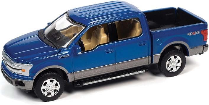 Auto-World 2019 Ford F 150 Lariat - Muscle Trucks [Blue/Silver]