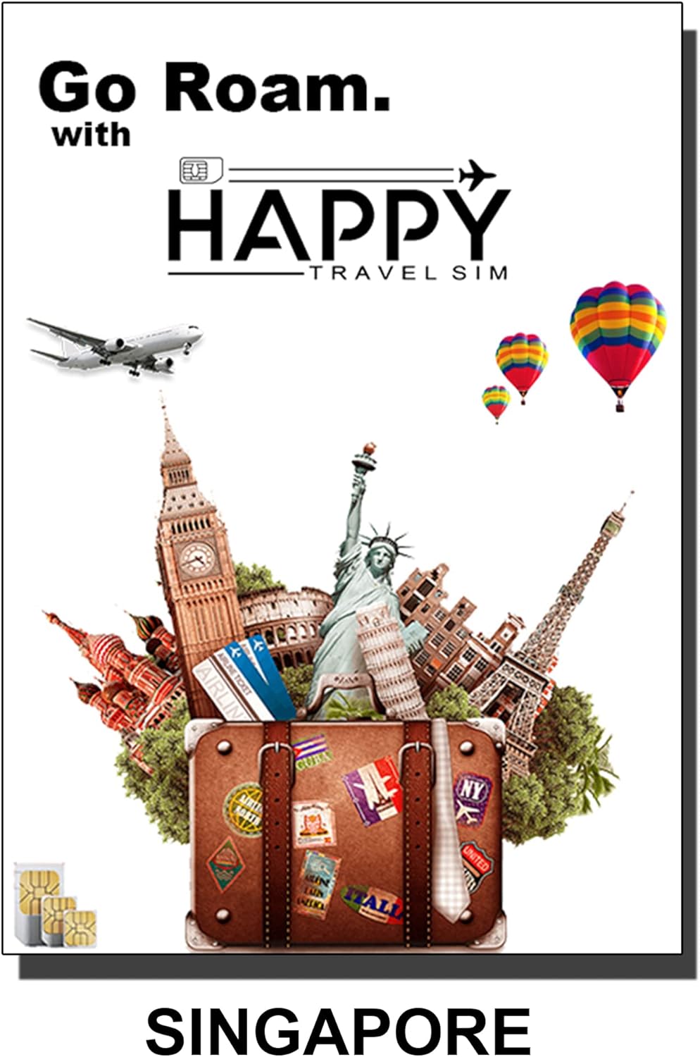 Singapore SIM Card, Singapore Data Roaming SIM Card, Singapore Travel