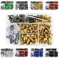 Vista 11 de Kits de tornillos universales para carenado de motocicleta - Compatible con CRF-R, YZ, NINJA/ZX, series GSX/DRZ - Conjunto de tornillos, arandelas