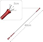 VViViD Acier inoxydable flexible 2ft Outil de prise de pince magnétique avec lumière LED