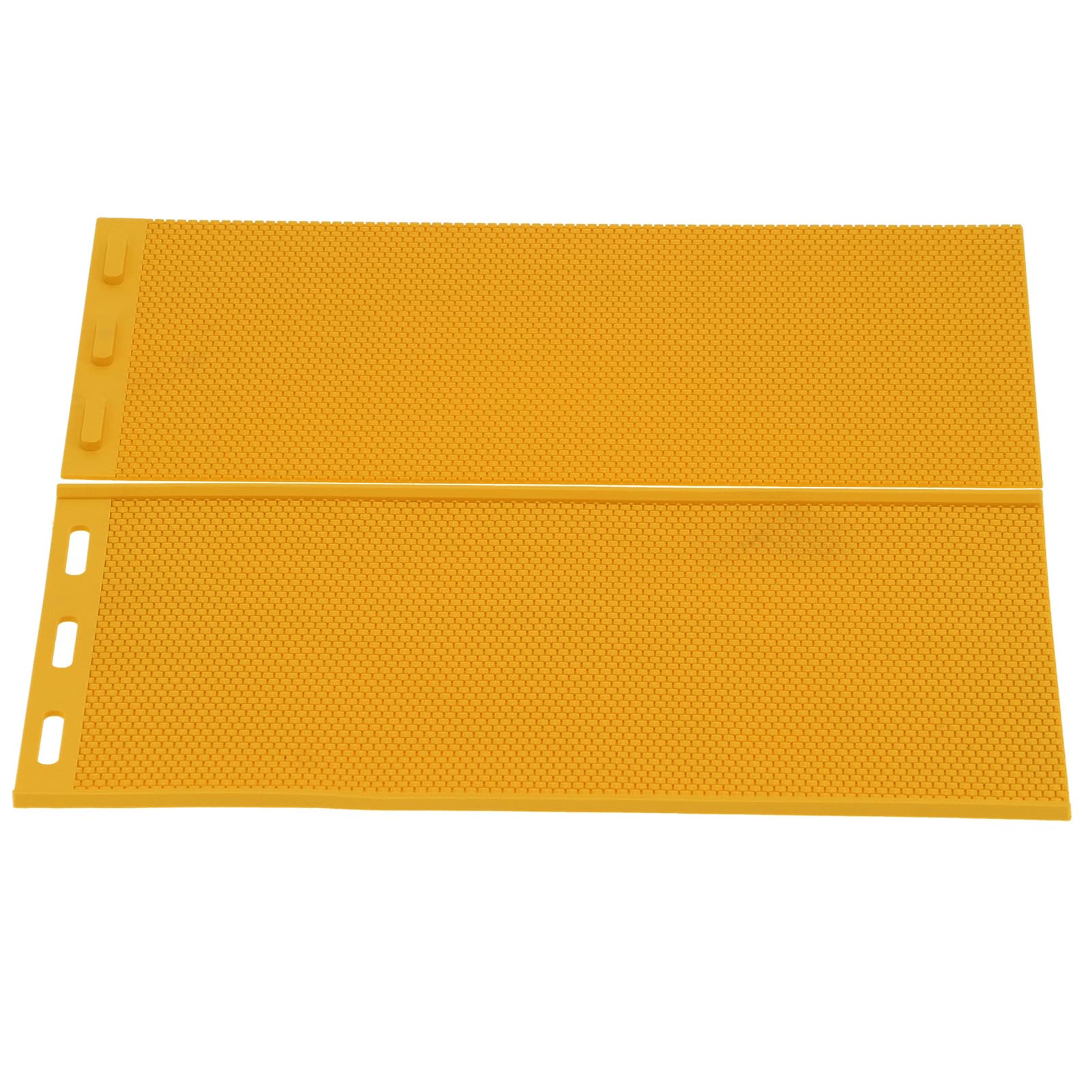 2Pcs Beeswax Sheets Rubber Beeswax Sheet, Beeswax Press Beeswax Press DIY Rubber Comb Sheet Candle Making Wax Beekeeping Accessory Yellow