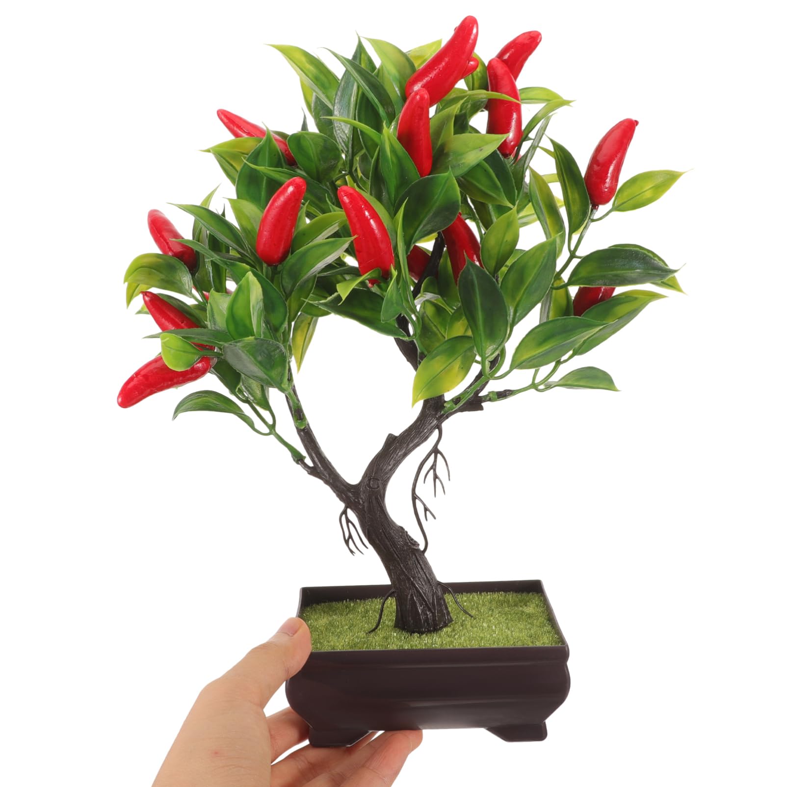 Gatuida 5 Pezzi Di Frutta Simulata Bonsai Decorazione Del Soggiorno Pianta Verde Da Tavolo Fiore Artificiale Piccoli Ornamenti Piccola Pianta Artificiale Palma Decorazione Frutta