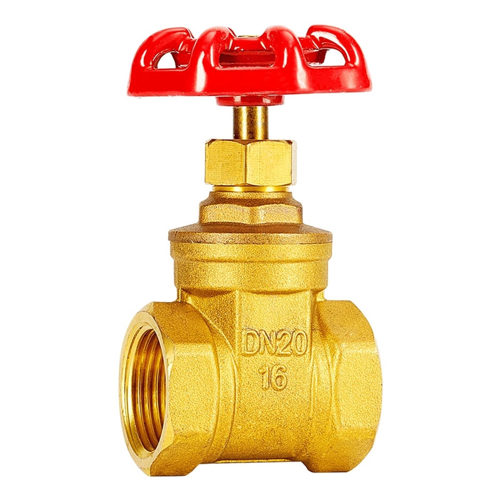 1/4 "3/8" 1/2 "válvula de compuerta de hilo femenino interruptor de agua del grifo válvula principal engrosamiento de latón(DN80)