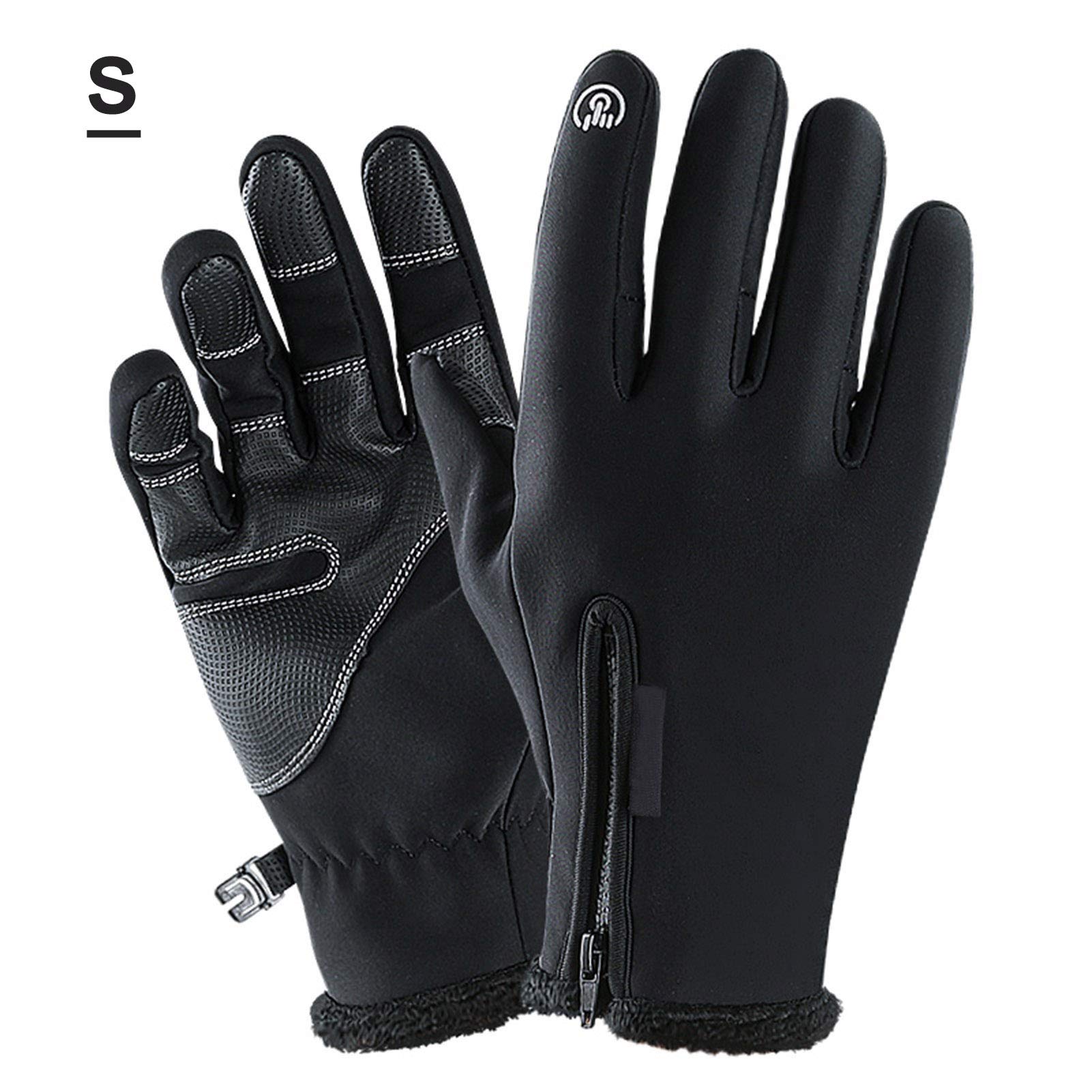 SIMARI Guanti invernali da uomo e donna, termici, impermeabili, caldi, touch screen, per ciclismo, snowboard, sci, all'aperto, antiscivolo, antivento, corsa, escursionismo, peluche, inverno, SMRG108