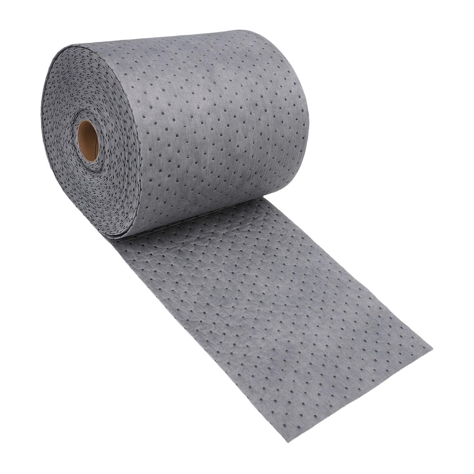 Rollo Universal de Alfombrilla Absorbente de Aceite, Pesado, para Limpieza Rápida de Líquidos en Talleres y Sótanos, 1 Rollo