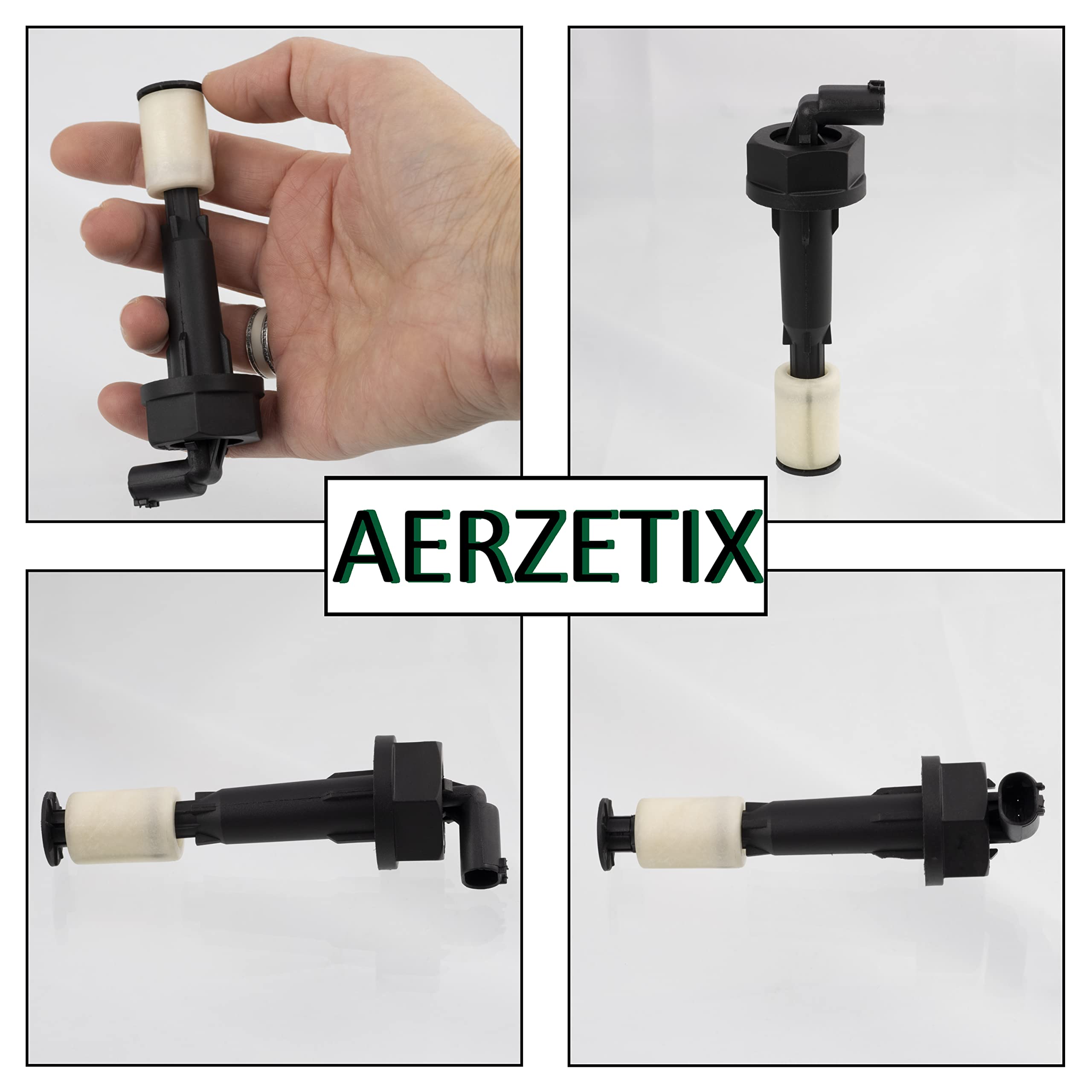 AERZETIX - C40441 - Sensor, nivel de líquido refrigerante - longitud 117mm - número de polos: 2 pines - compatible con 61318360855, 8 360 855