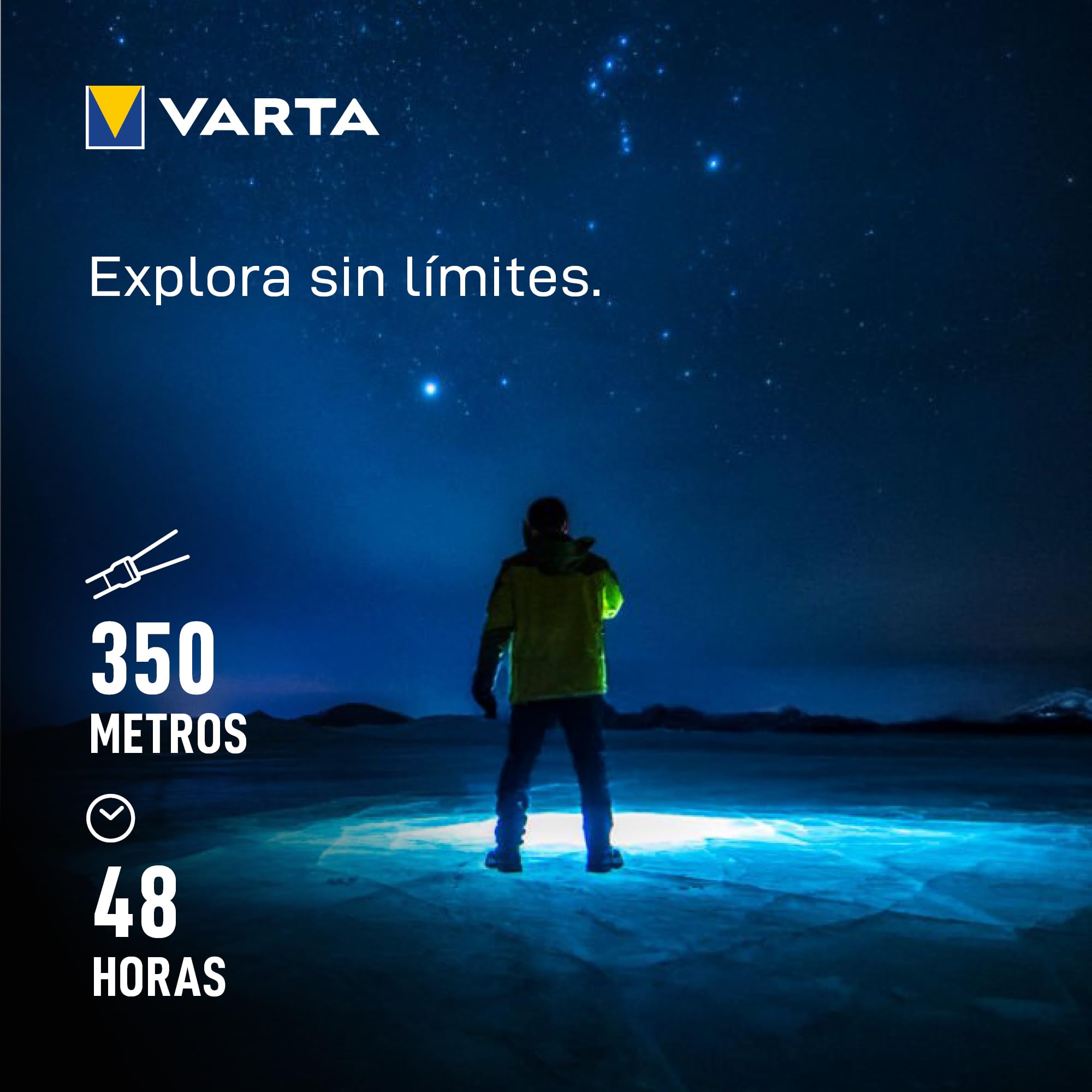 VARTA Linterna LED recargable y batería externa, Night Cutter Pro F40R, para exteriores y hogar, 2000 Lúmenes, resistente al agua IP67, aluminio de aviación, enfoque preciso y cordón | 5 modos de luz, Powerbank 5200 mAh, aluminio aeronáutico, USB C, enfoq