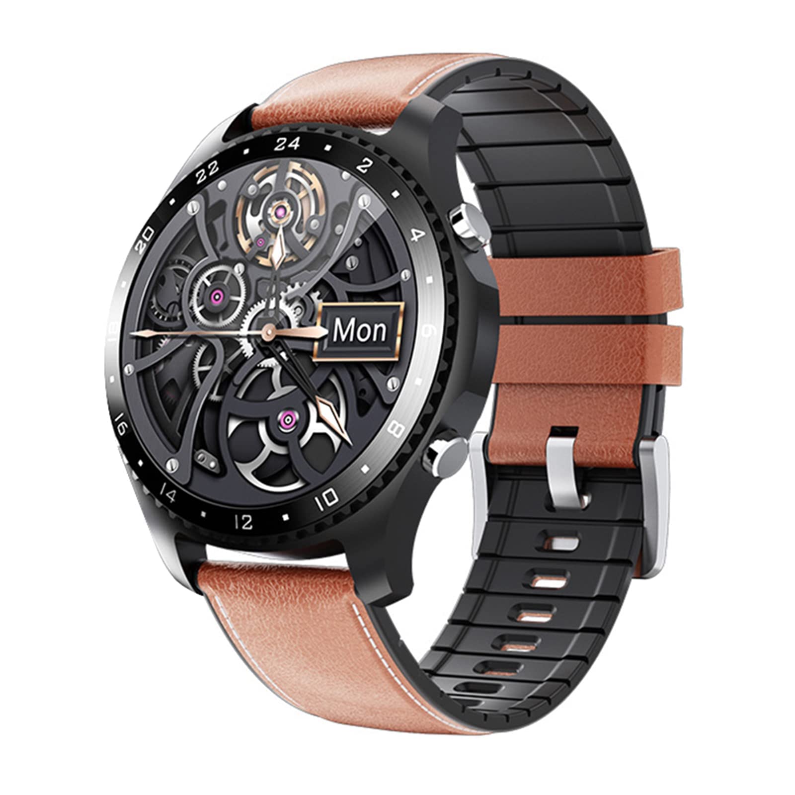 Inteligentny zegarek dla mężczyzn Kobiety Smartwatch dla telefonów z systemem Android iOS z ekranem 1,28 cala Sport GPS Połączenie Bluetooth Krokomierz Kalorie IP67 Wodoodporny monitor aktywności