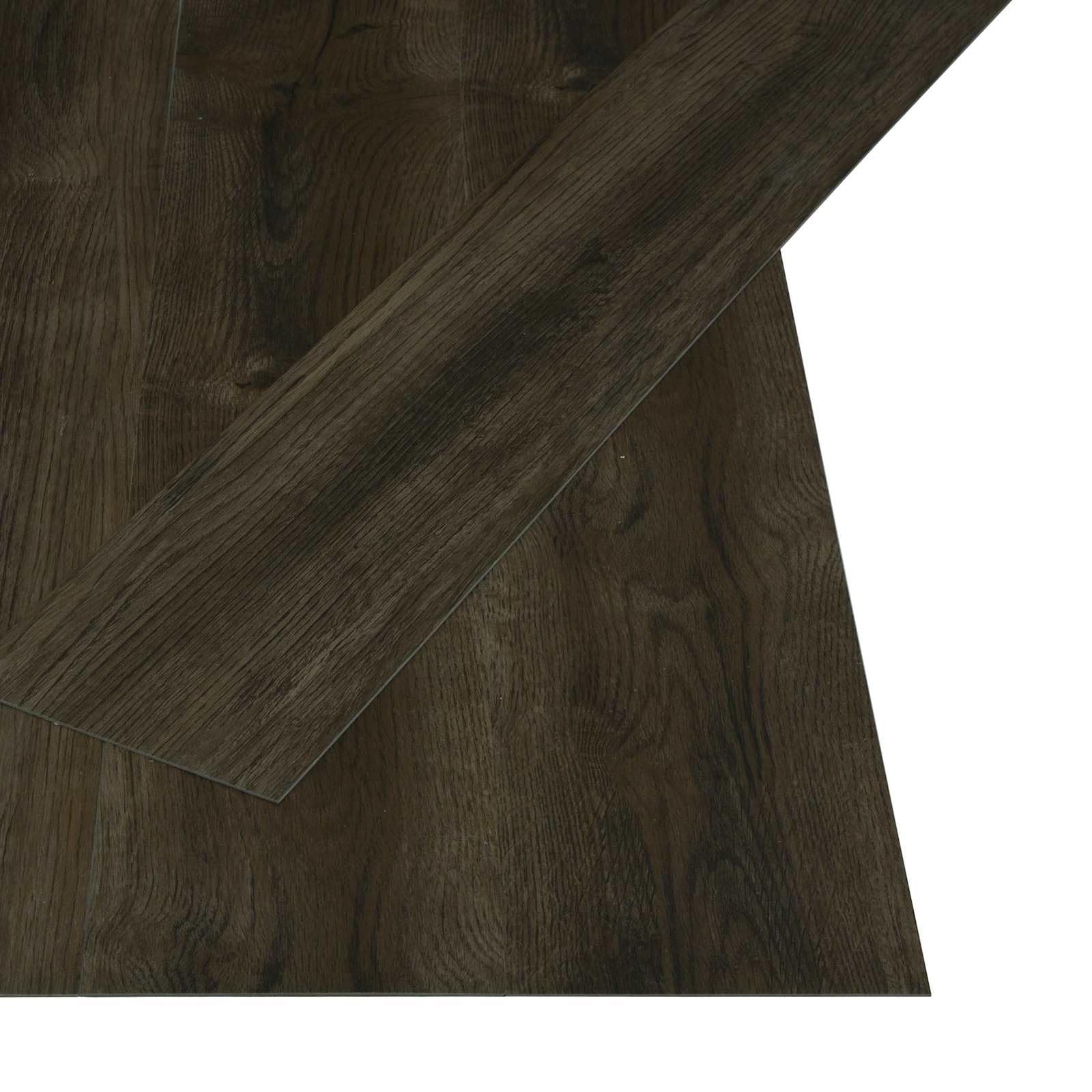 vidaXL Lama de Suelo Autoadhesiva 32 pcs Marrón Oscuro 4,46 m² PVC, Suelo Moderno, Duradero y Modular: Lamas Autoadhesivas, fácil de Mantener, Mejora tu Espacio Interior
