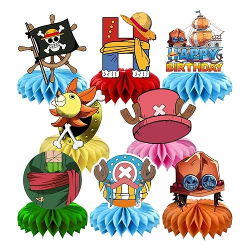 8Pcs H Honeycomb Table Centerpiece Birthday Party Supplies Table Decorations for Kids Party Decorations.
