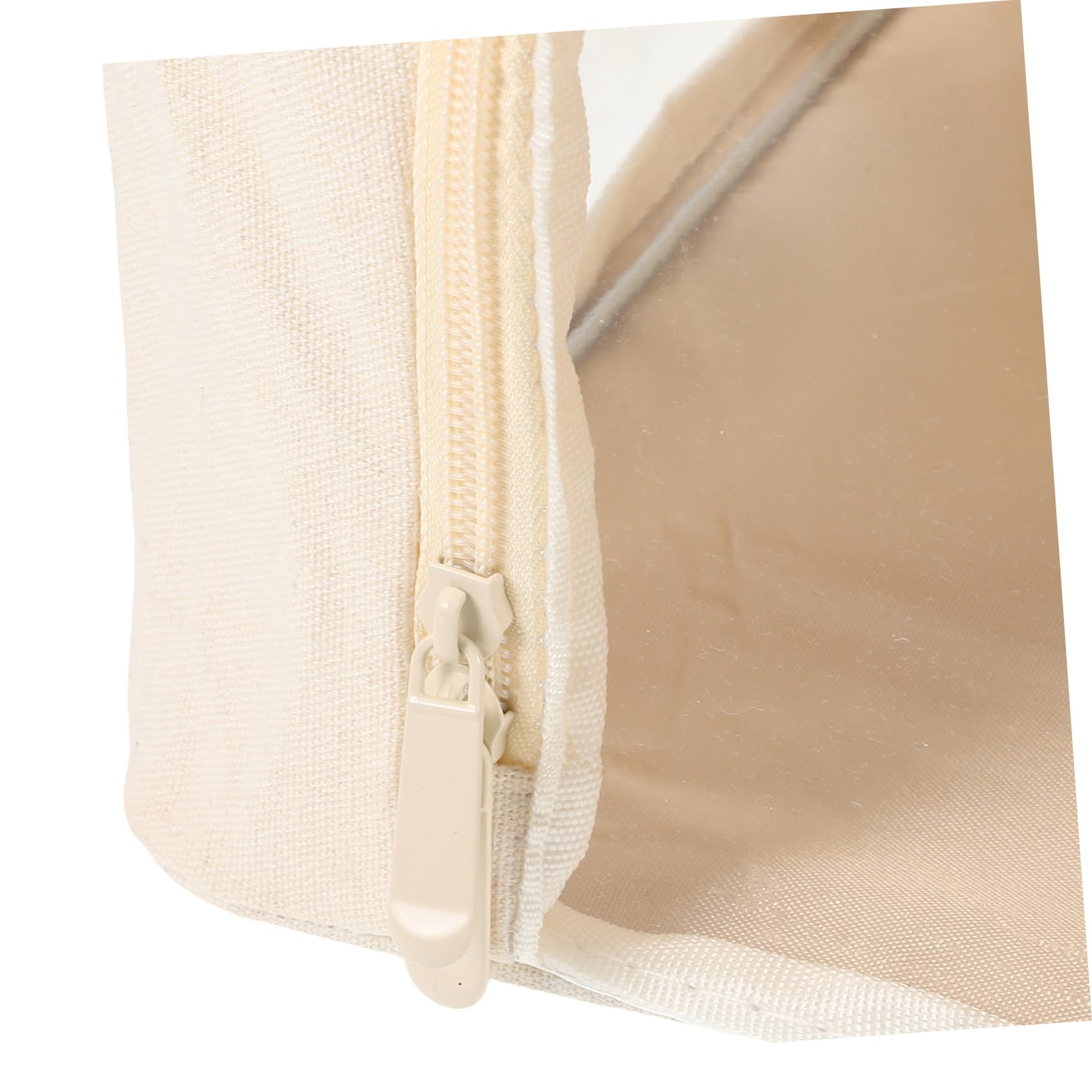 Beige Aufbewahrungstasche für Bettdecken, Faltbar, Atmungsaktiv, 22l