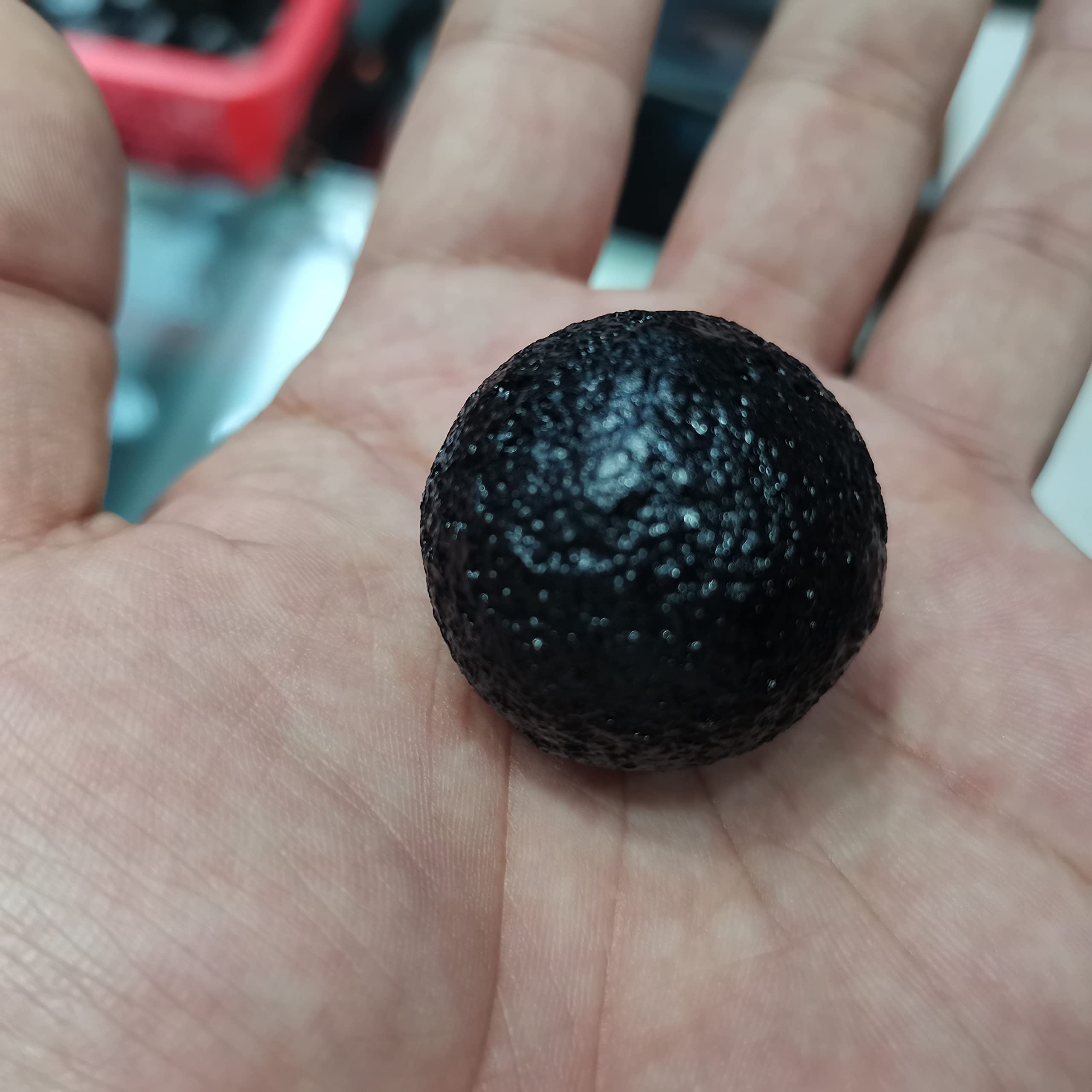 Moldavite tchèque : sphère de pierre naturelle pour la méditation Reiki