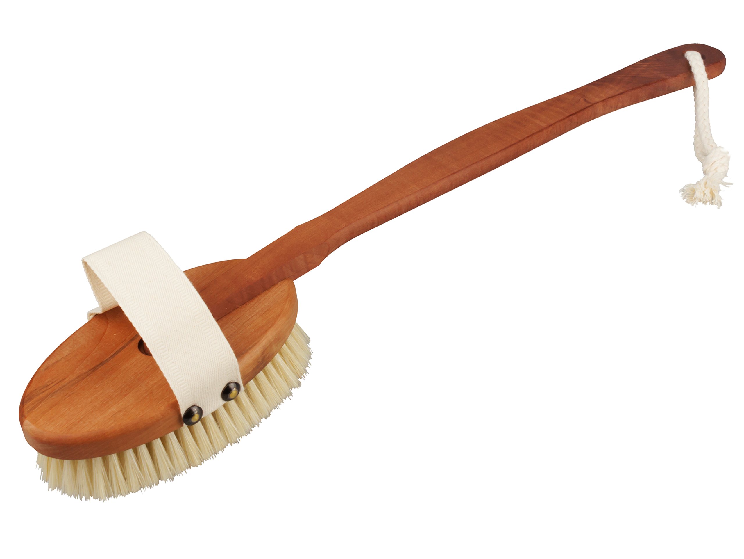 Buy Premium Bath Brush from pear wood long handled Bümag Luxury
