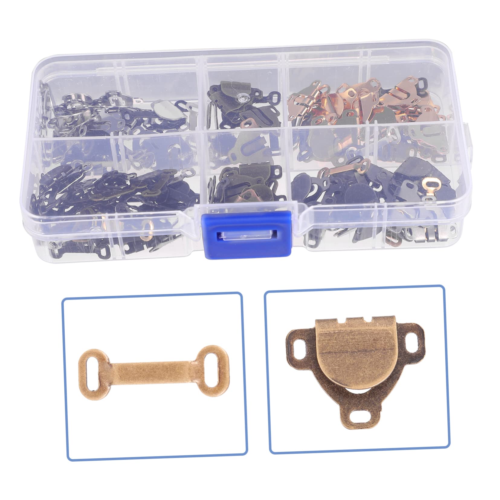 TEHAUX 450pezzi Ganci e Occhielli Per Cucito Set Per Gonne e Pantaloni Facili Da Usare Per e Creativi Adatti Per Riparazioni e Creazioni Di Moda