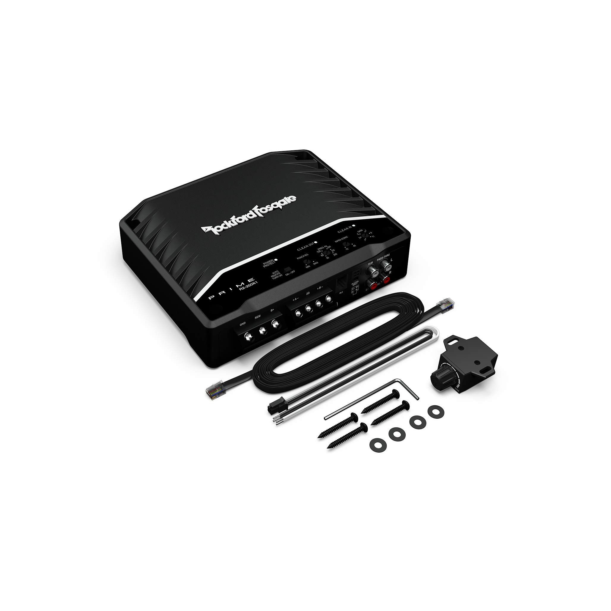 Rockford Fosgate R2-250X1 - Monoblock Verstärker ENDSTUFE mit 250 Watt RMS