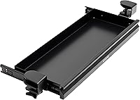 Vista 1 de VIVO DESK-DR22L - Cajón deslizante extraíble para debajo de la mesa de 22 pulgadas para escritorio de oficina, organizador de almacenamiento poco