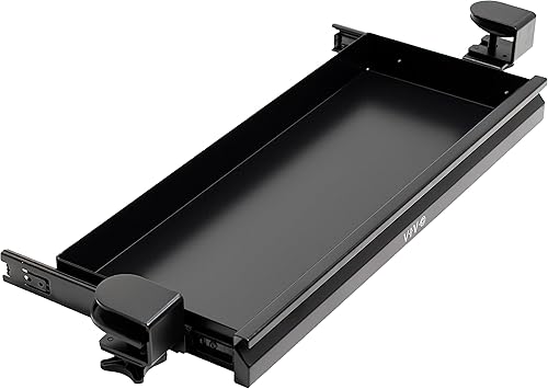 VIVO DESK-DR22L - Cajón deslizante extraíble para debajo de la mesa de 22 pulgadas para escritorio de oficina, organizador de almacenamiento poco