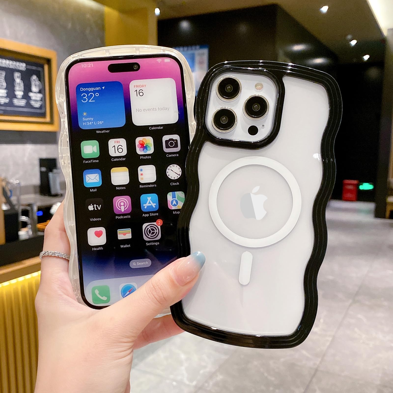 KANGHAR For IPhone 14 Pro Max Magnetic Case [Compatible With Magsafe] Soft TPU Anti - View #7