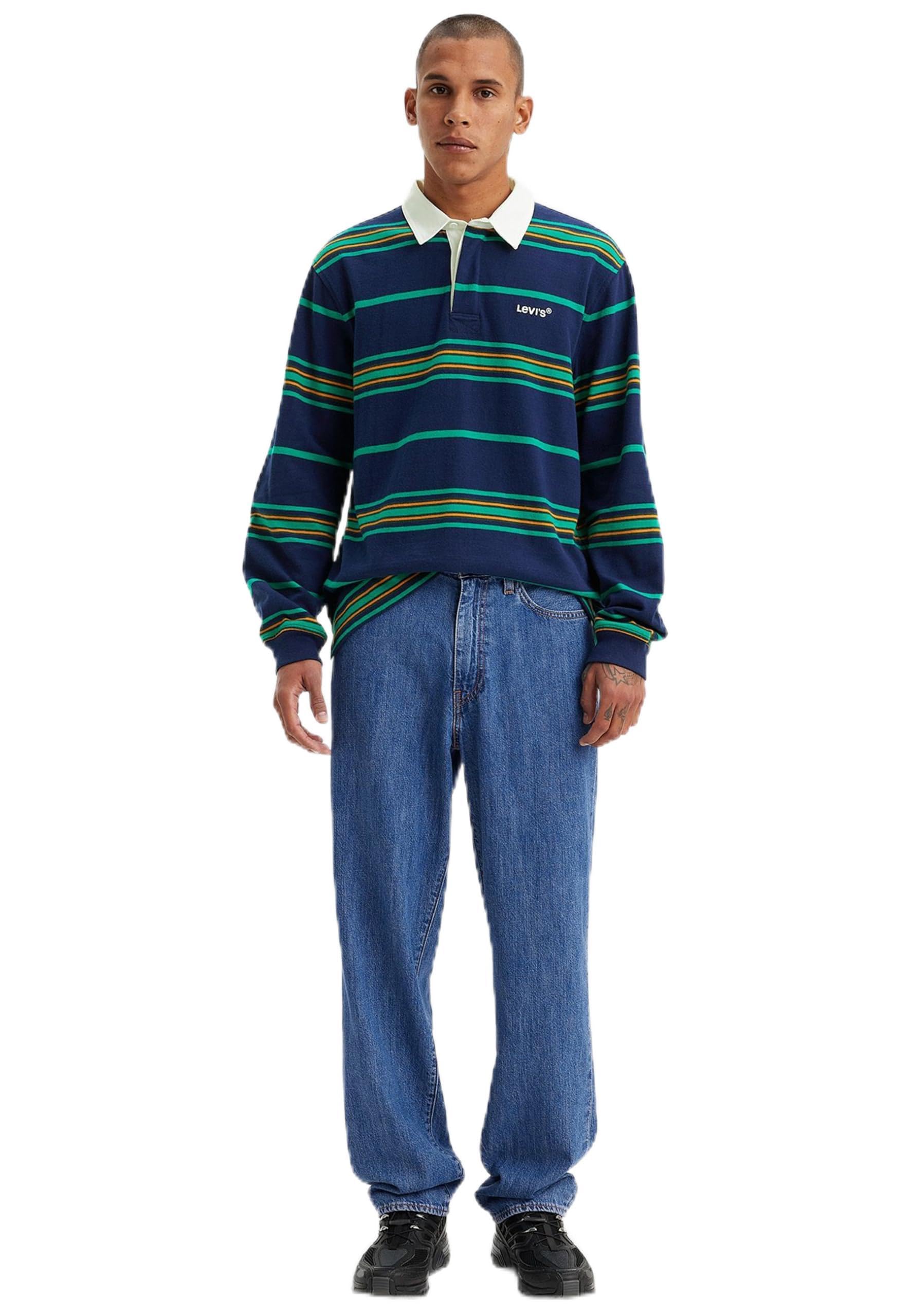 Levi's Men's Tailored Scholar Lightweight - Blue 568 Loose Straight Jeans Tailored Scholar Lightweight Blue 34 32